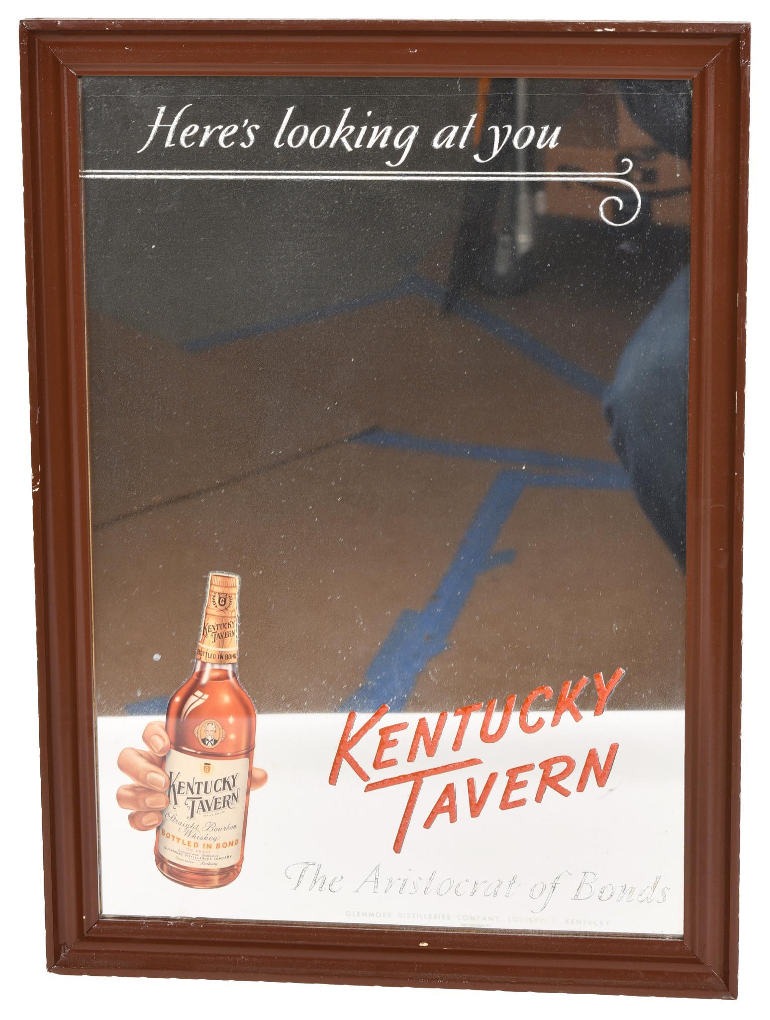 Kentucky Tavern Bourbon Advertising Mirror (1 of 2)