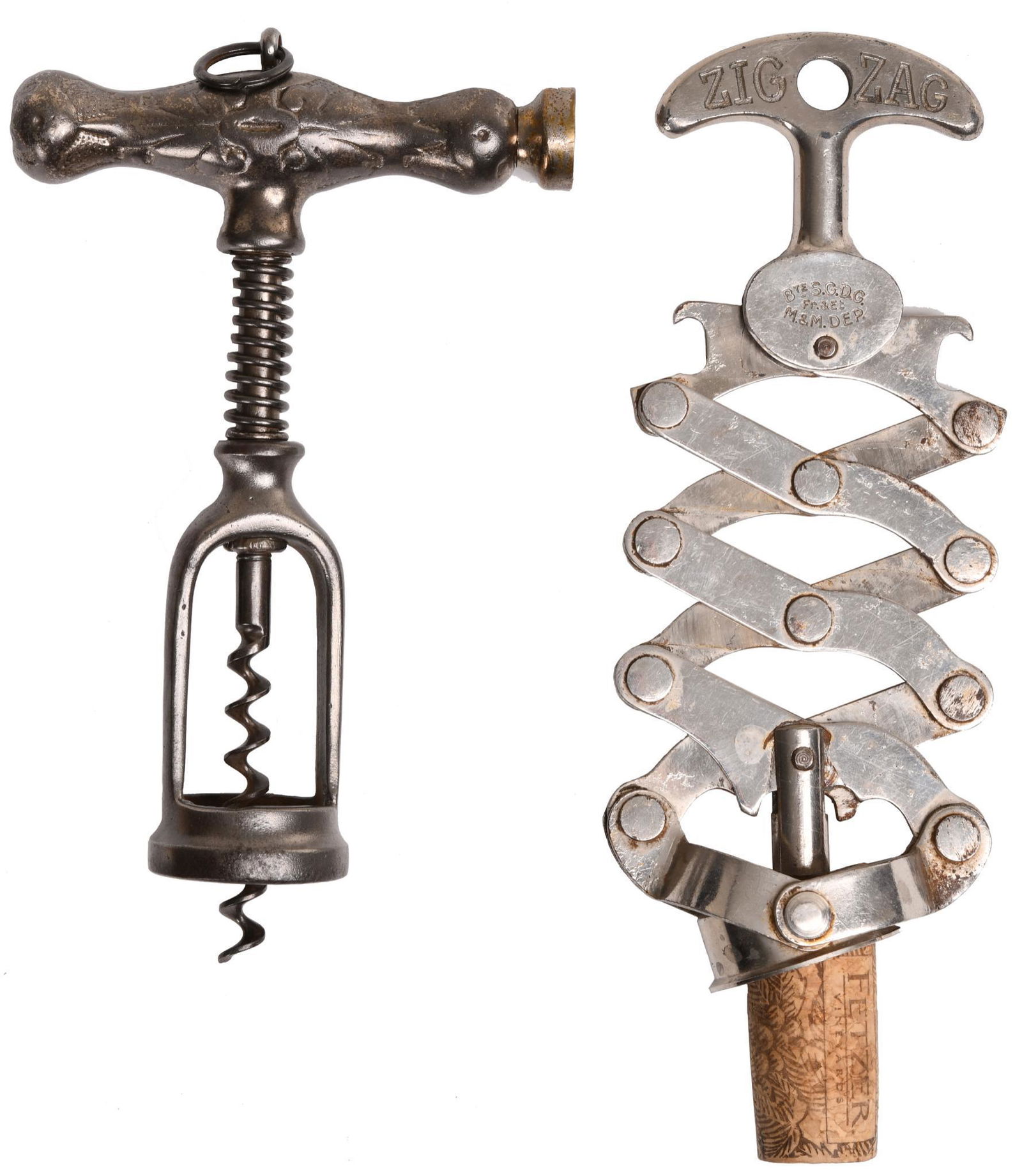 Zig Zag & Hammer Head Cork Screws (1 of 3)