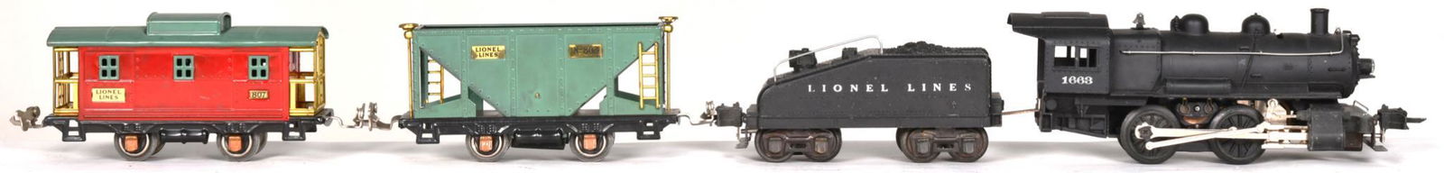 Lionel O Gauge Steam Engine Switcher Model 1663 (1 of 2)