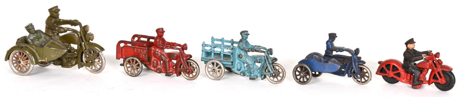 5-Cast Iron Motorcycle, Side Cars & More (1 of 1)