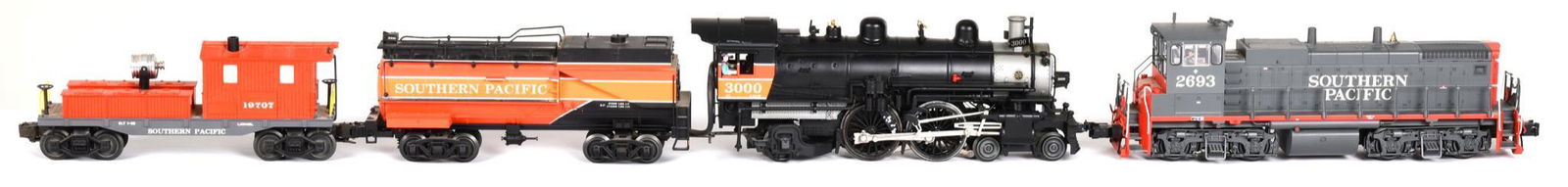 Southern Pacific Lines O Gauge #3000 Engine & Tender (1 of 1)