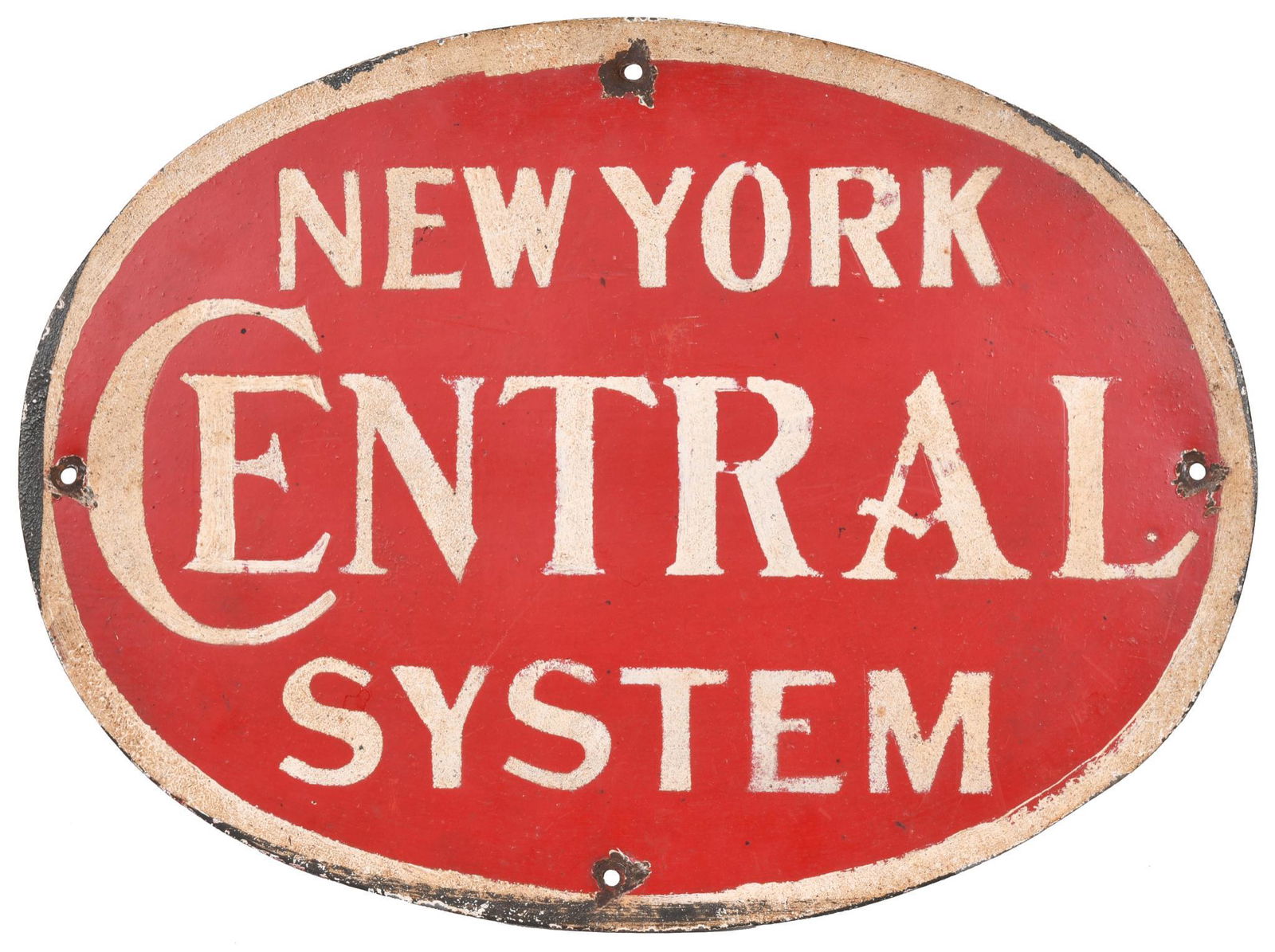 New York Central System Metal Sign (1 of 2)