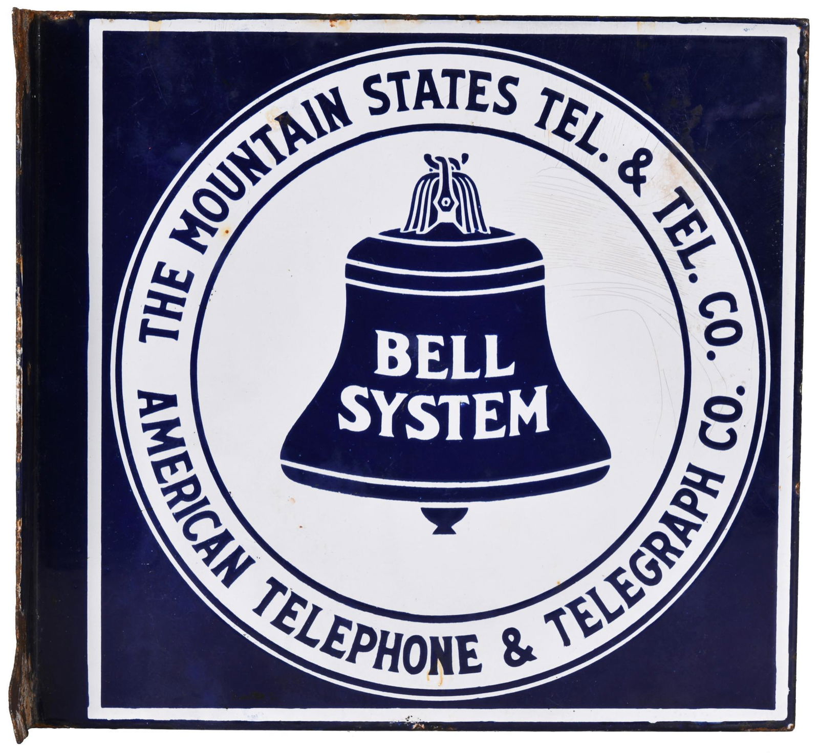 Bell System Mountain States Porcelain Sign (1 of 2)