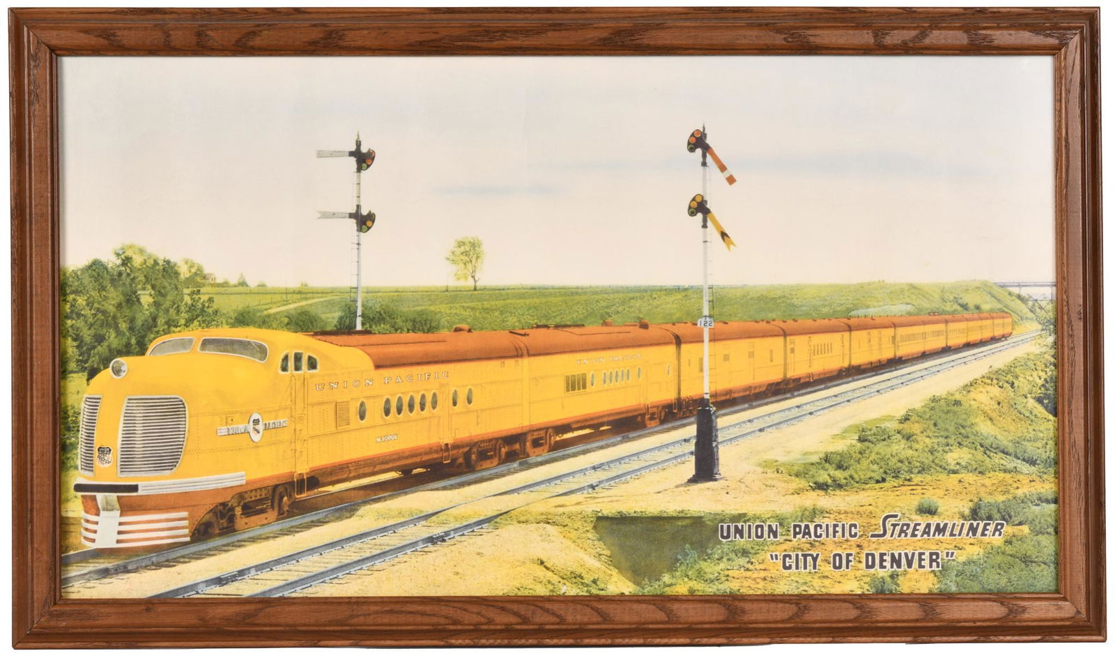 Union Pacific Streamliner "City of Denver" Train Ad (1 of 1)