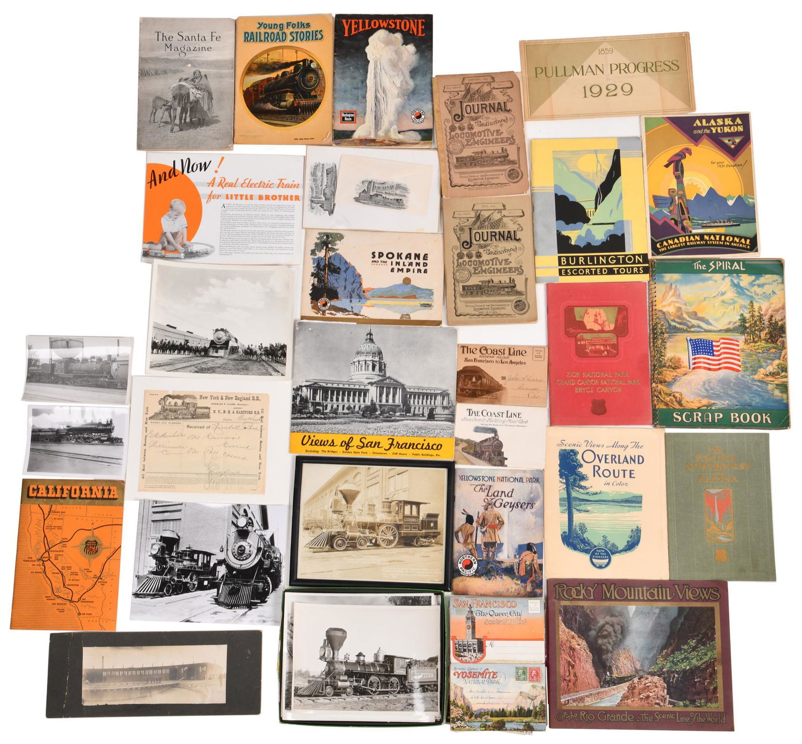30+ Train Postcards, Photograph and Booklets (1 of 1)