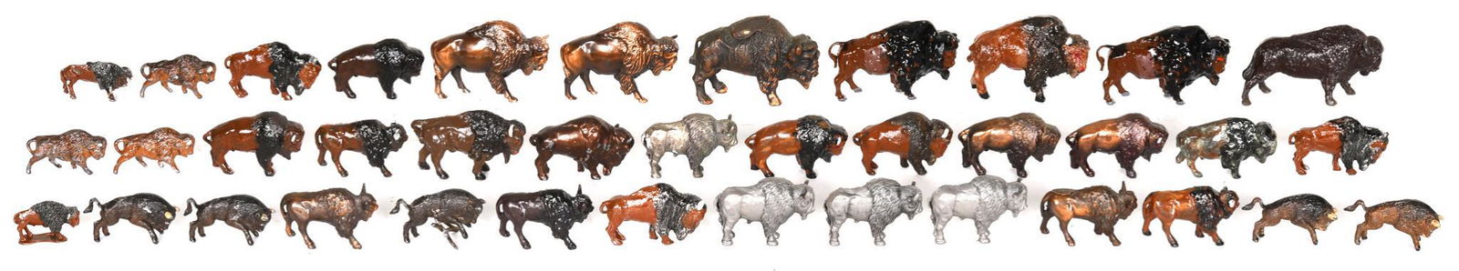 30+ Metal Buffalo Figures (1 of 1)