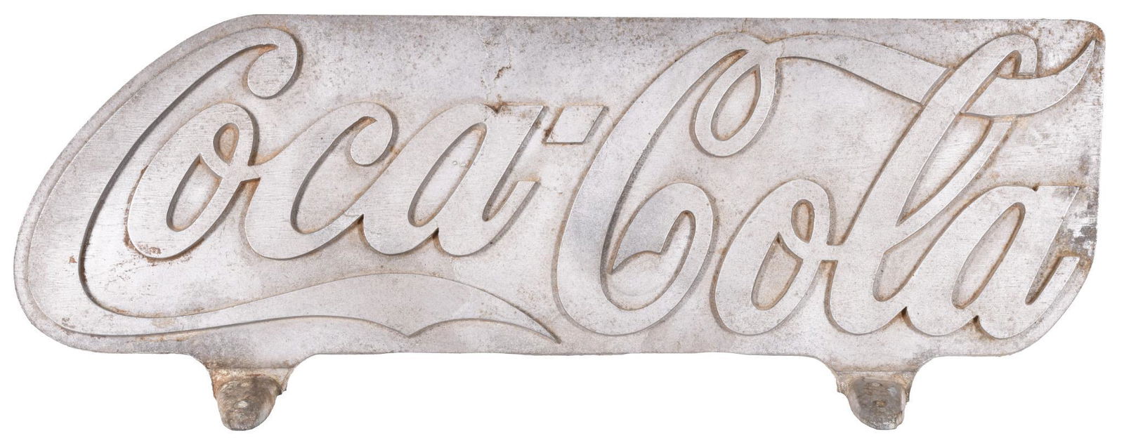 Coca-Cola Cast Aluminum Truck Sign (1 of 2)