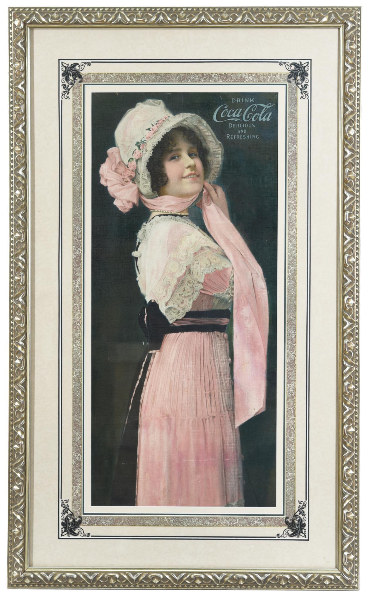 Coca-Cola "Betty" Standing Print on Oil Cloth (1 of 1)