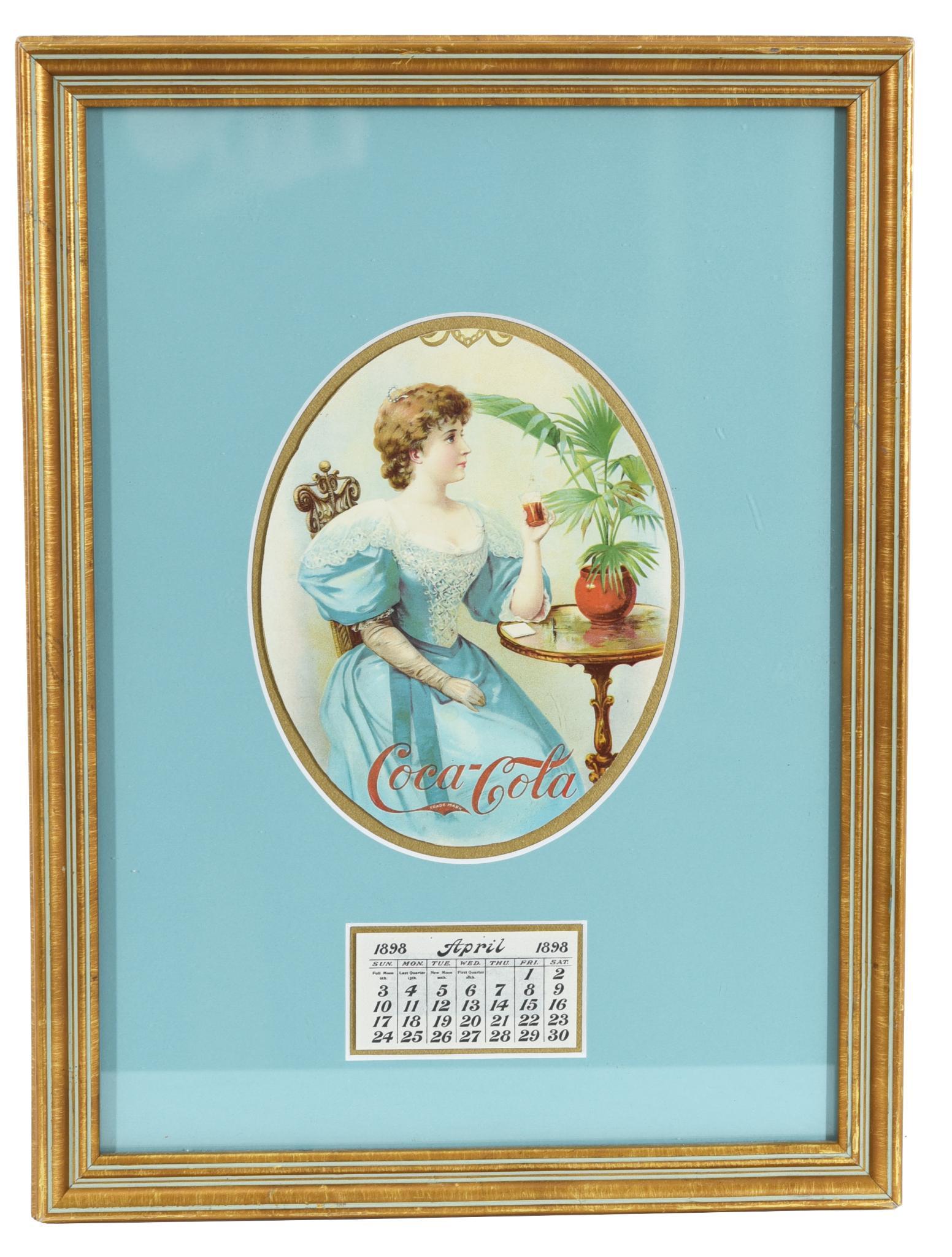 1898 Coca-Cola Calendar Trimmed (1 of 2)
