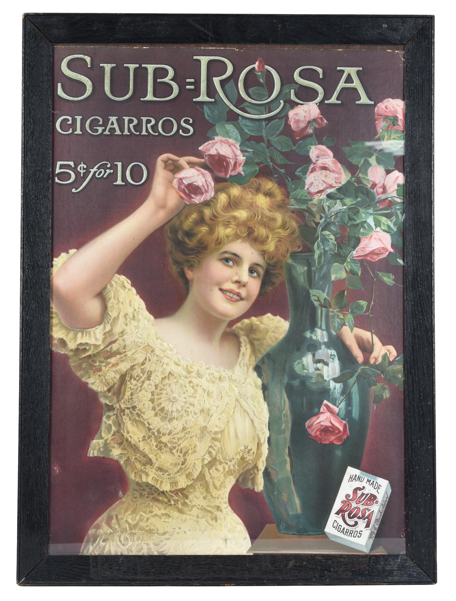 Sub=Rosa Cigarros w/Lady & Roses Print (1 of 2)