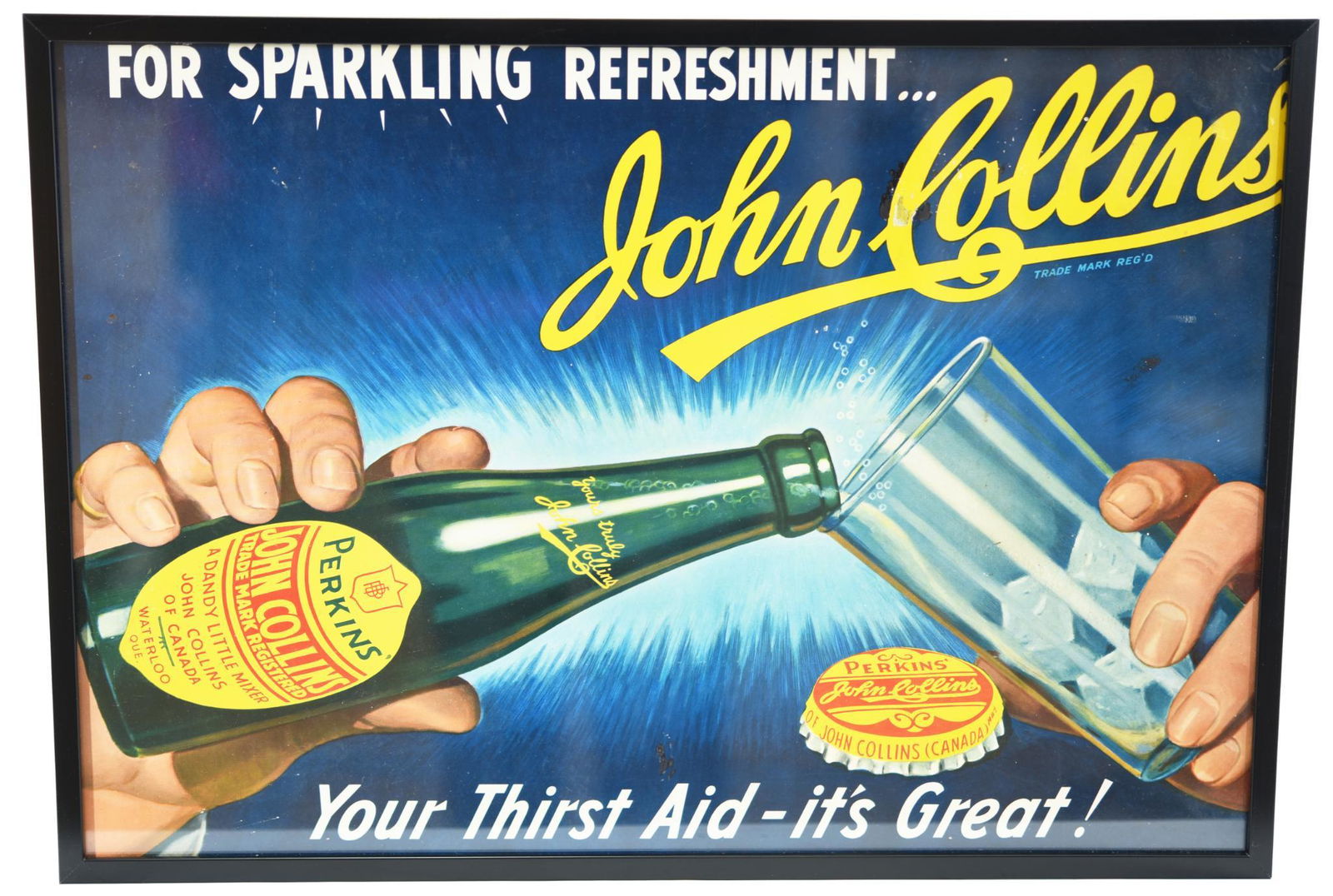 John Collins w/Bottle Cardboard Sign (1 of 1)