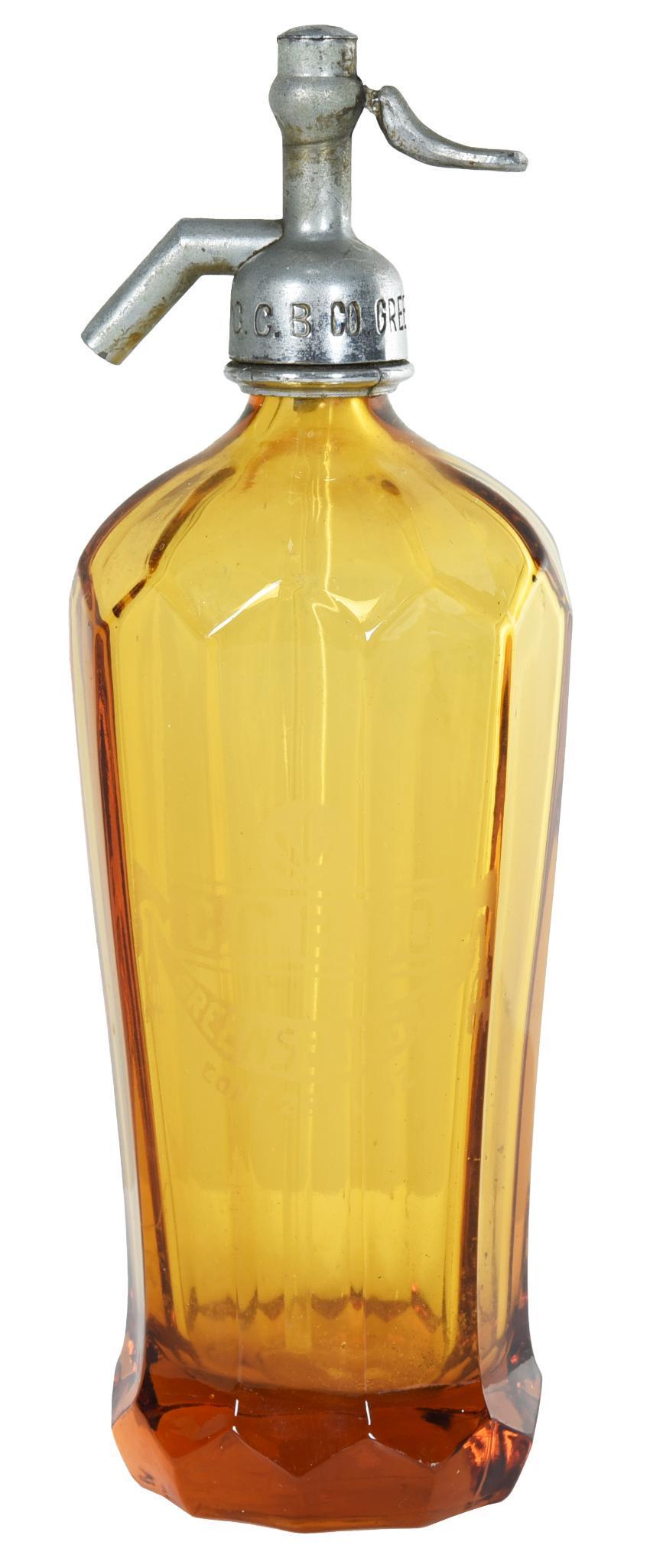 Amber C.C.B. Co. Greensburg Pa Stetzer Water Bottle (1 of 2)