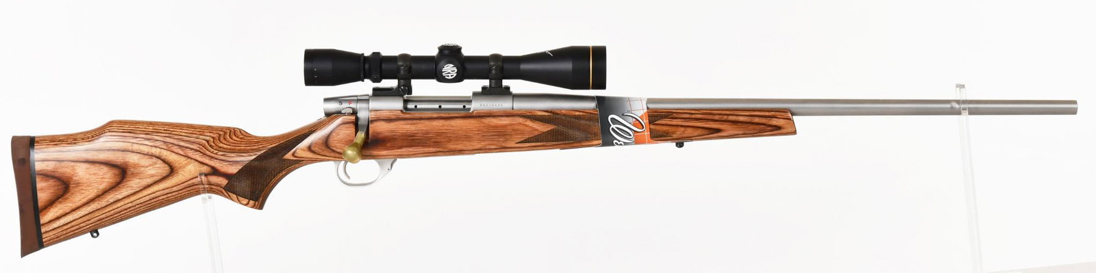 Weatherby Vanguard .270 WSM Bolt Action Rifle: New and unfired. Stainless 24" barrel with Laminated stock stock. Leupold Vari-X II 3X-9X scope NRA gun of the year 2006. #501 of 1100. L#219