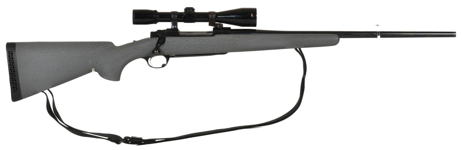 Ruger M77 Bolt Action .270 Win Rifle S#772-38510: 22" barrel. Gray synthetic stock is a replacement. Shipped in 1989. Excellent condition. comes with a Nikon 4X40 scope
