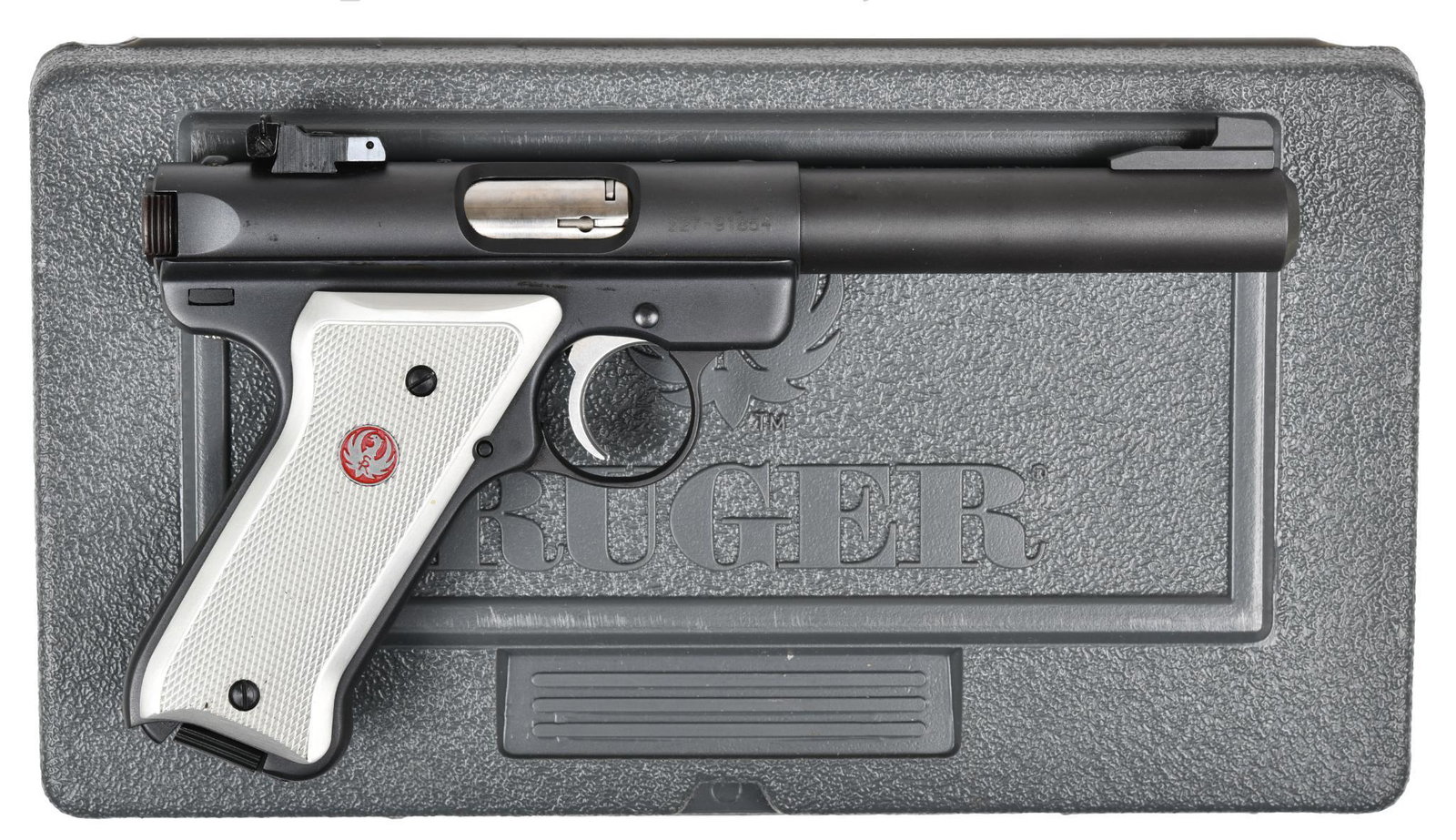 Ruger Mark III .22 Caliber Semi Automatic pistol S#: 5.5" barrel 2 mags NIB L# 73