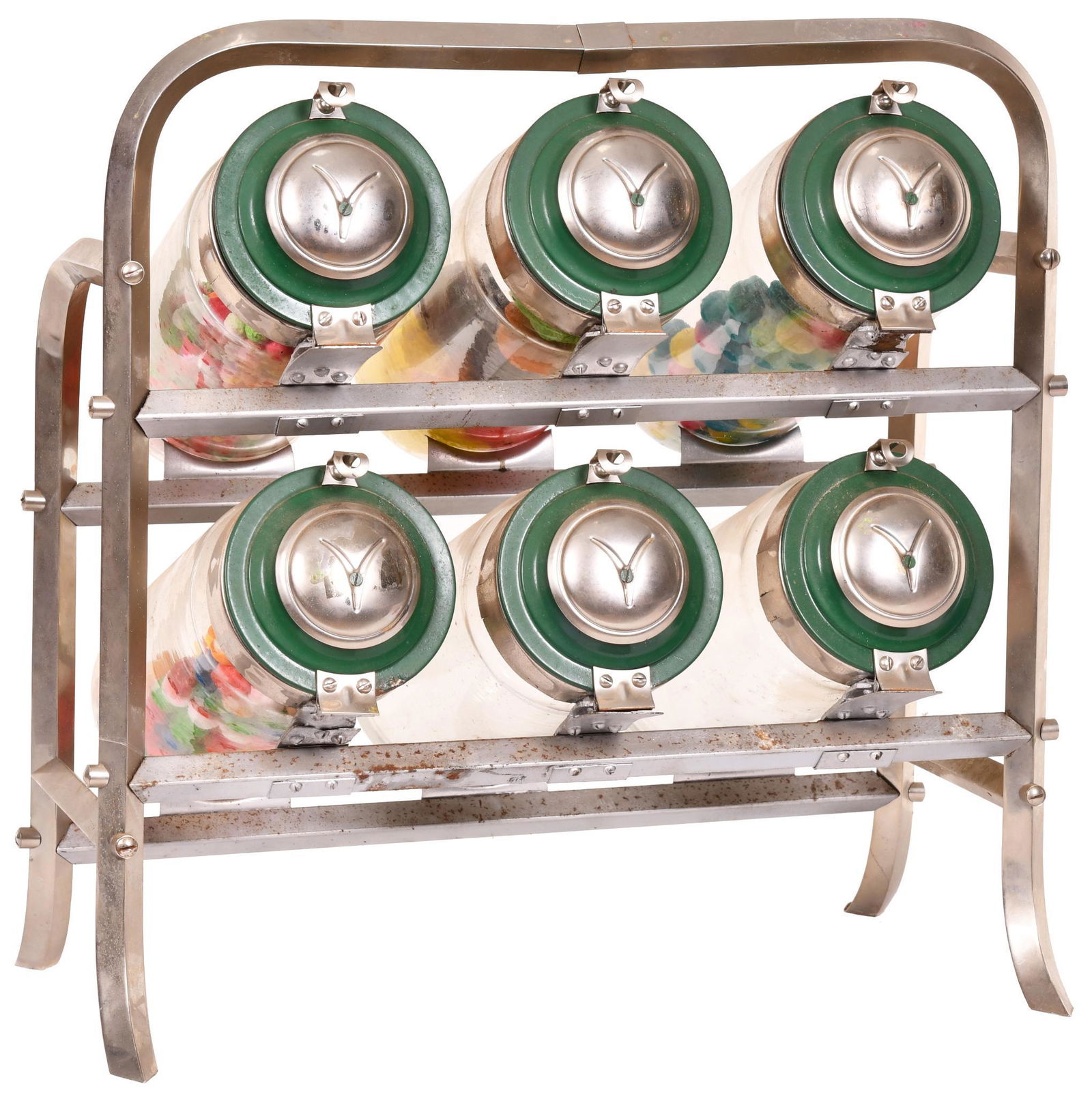 Nice Six Candy Container Counter-Top Display (1 of 2)