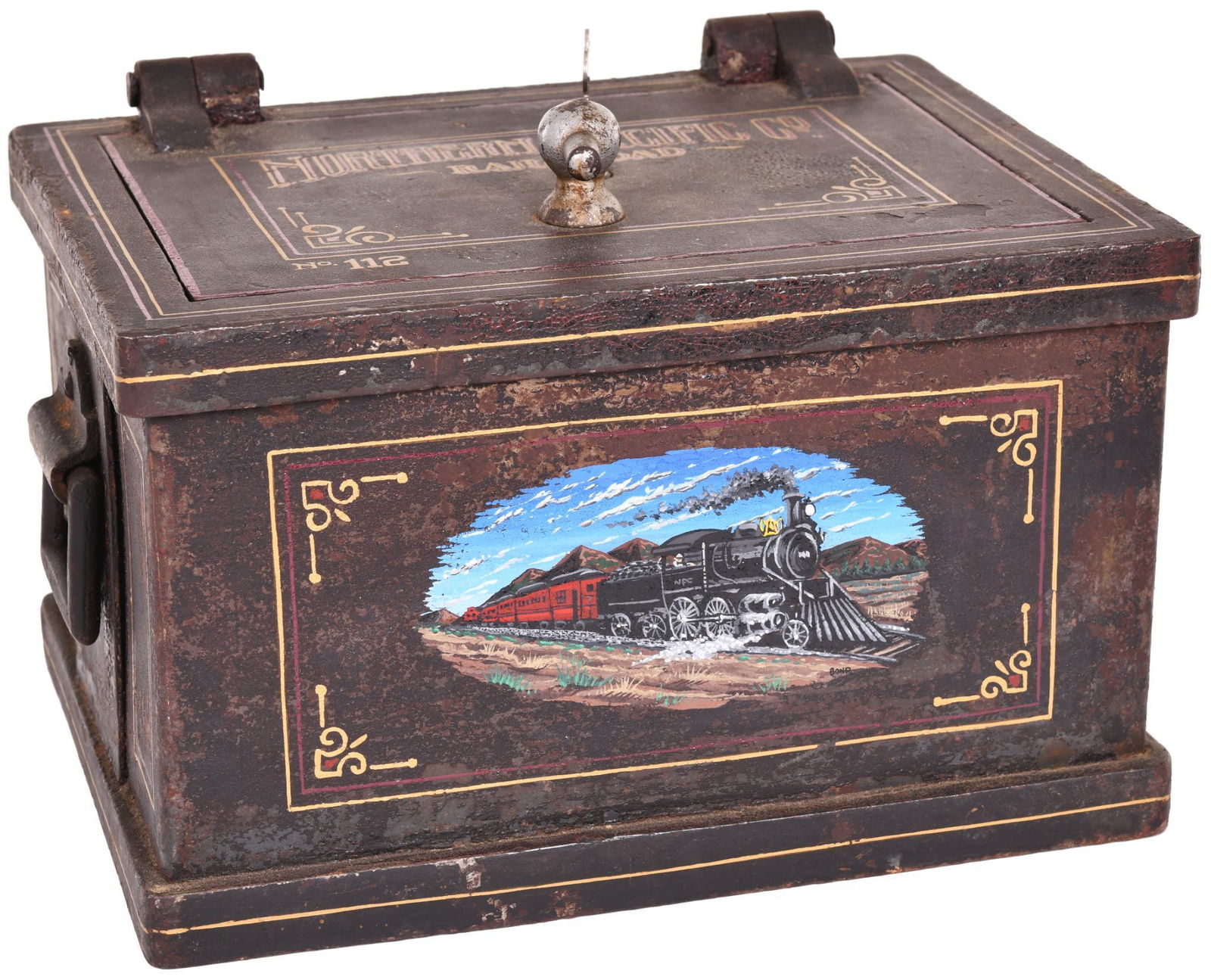 Northern Pacific Railroad #112 Lock Box (1 of 3)