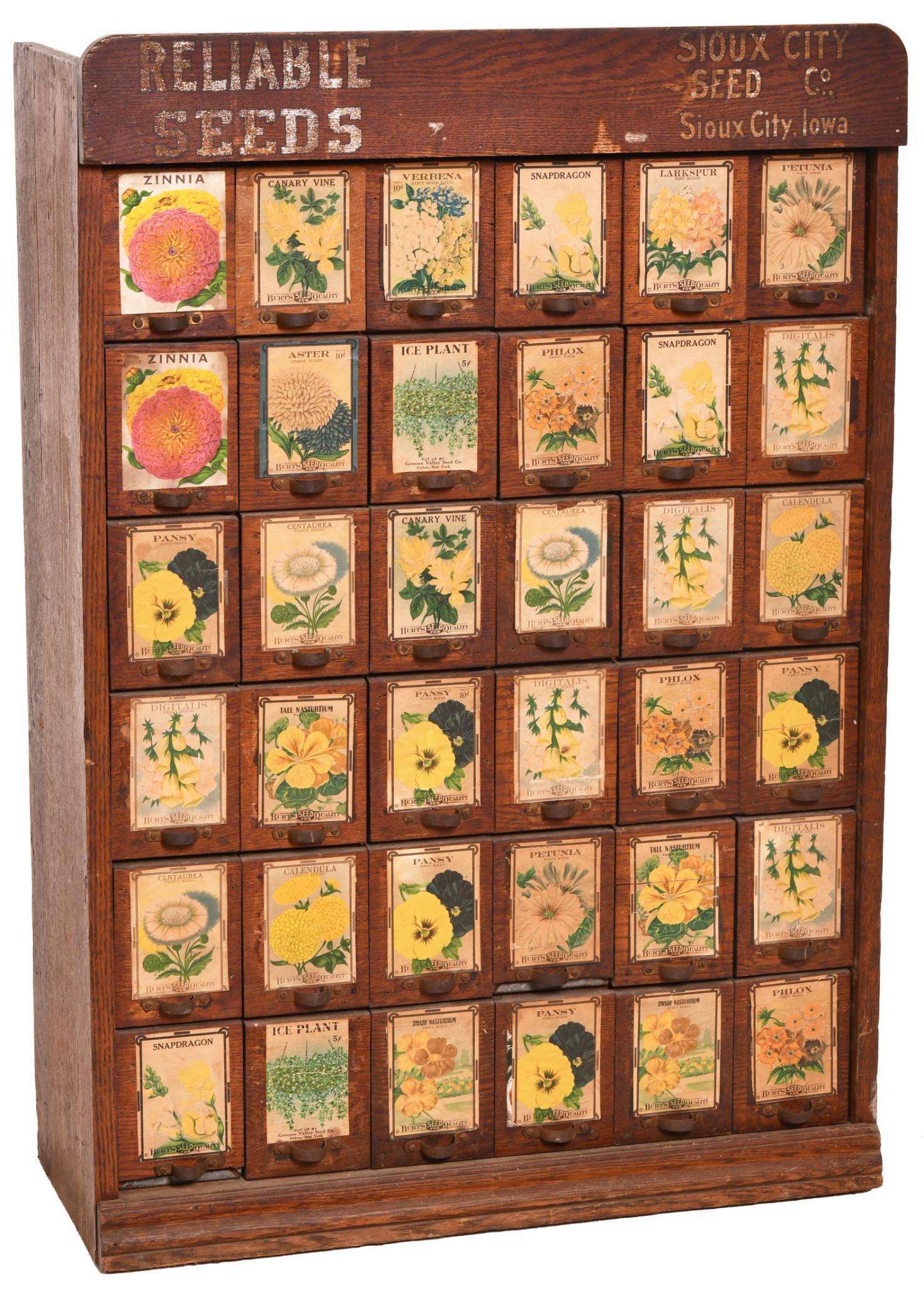 Reliable Seeds Sioux City Seed Co. Wood Display (1 of 3)