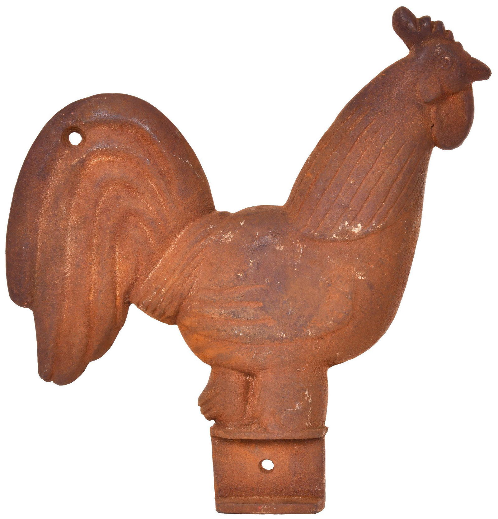 Cast Iron Rooster Windmill Weight (1 of 1)