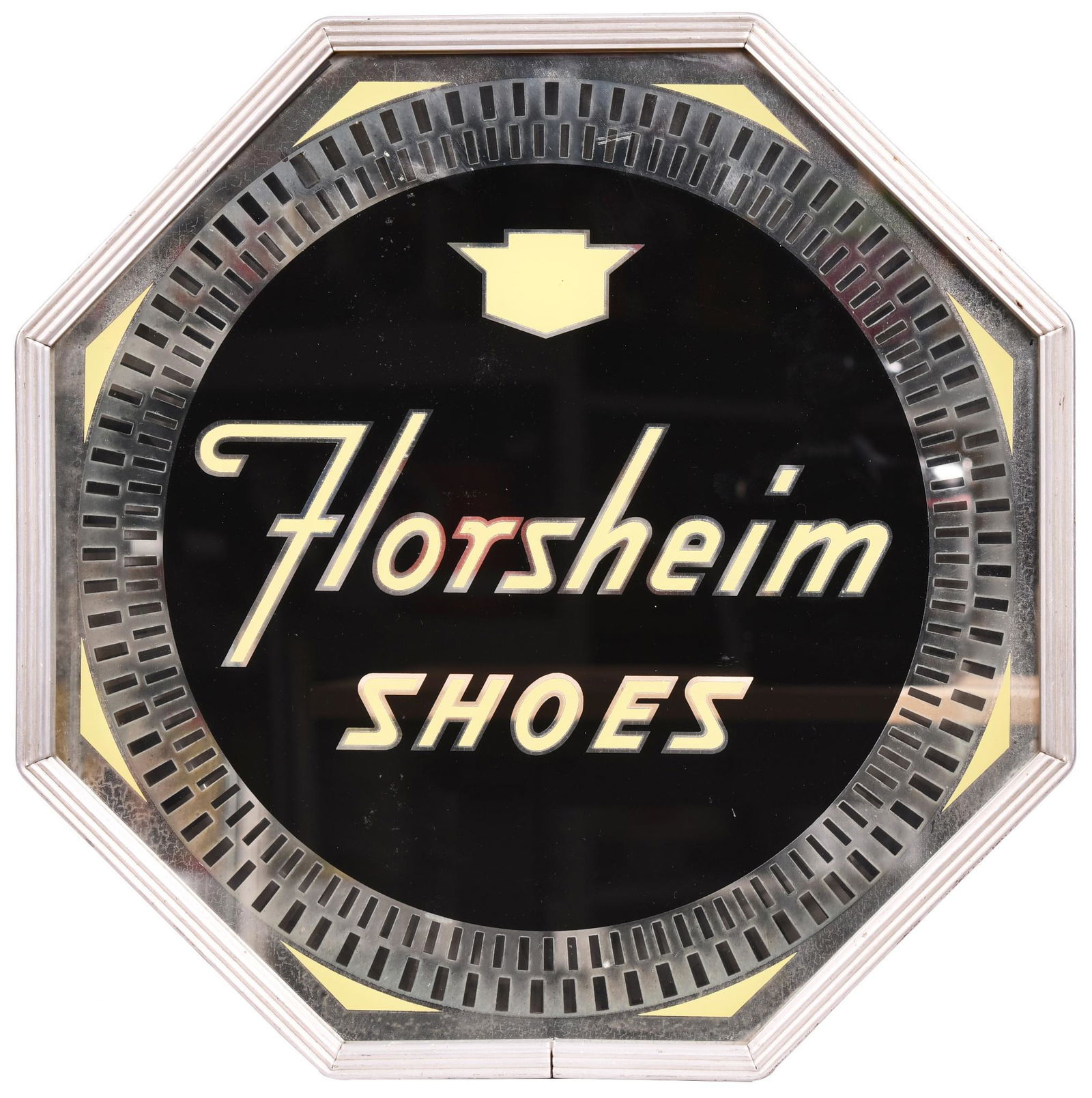 Florsheim Shoes Octagon Lighted Spinner Signs (1 of 3)