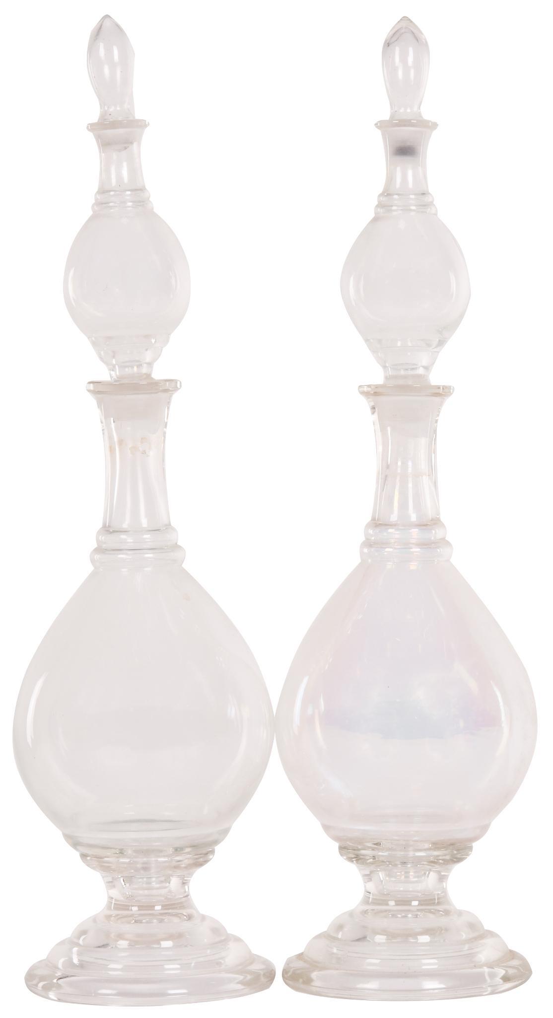 2-Large Four Piece Apothecary Glass Jars (1 of 1)
