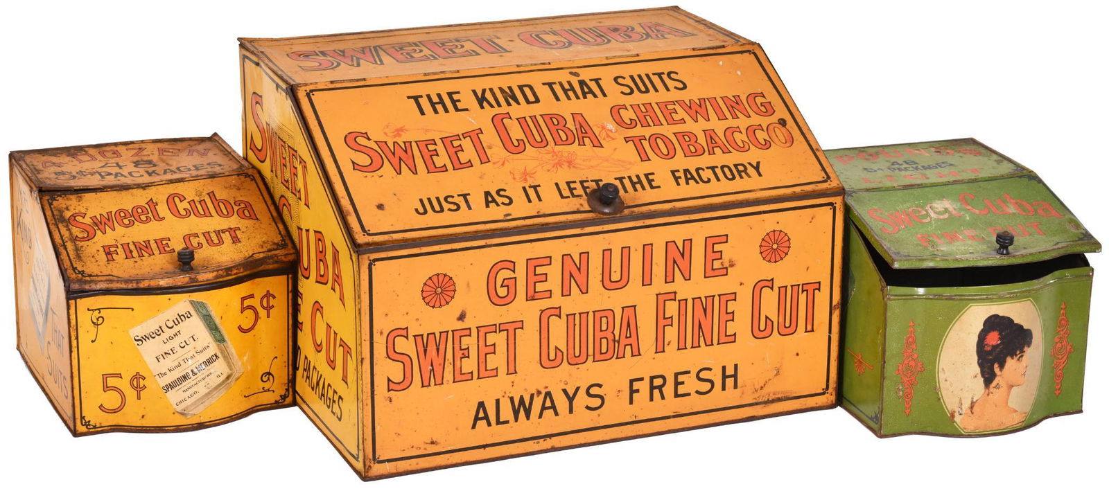 Sweet Cuba Chewing Tobacco Metal Store Display (1 of 2)