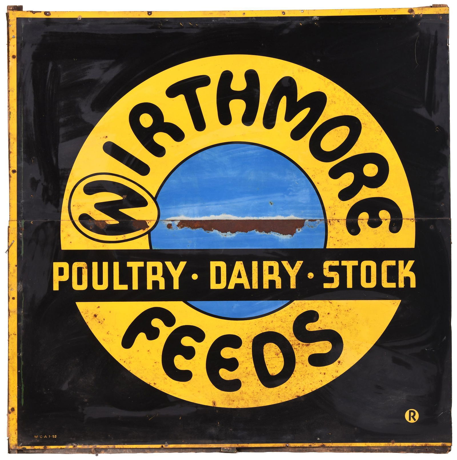 Worthmore Poultry-Dairy-Stock Feeds Metal Sign (1 of 2)