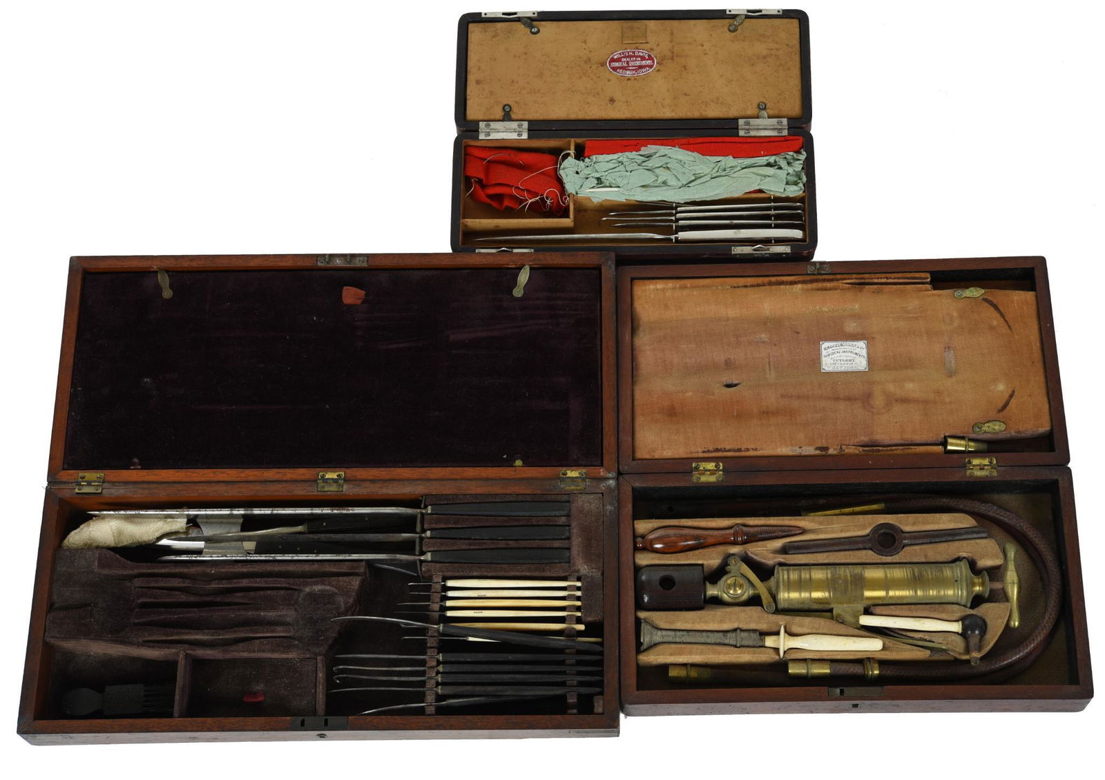 3-Antique Medical Instrument Boxes (1 of 5)