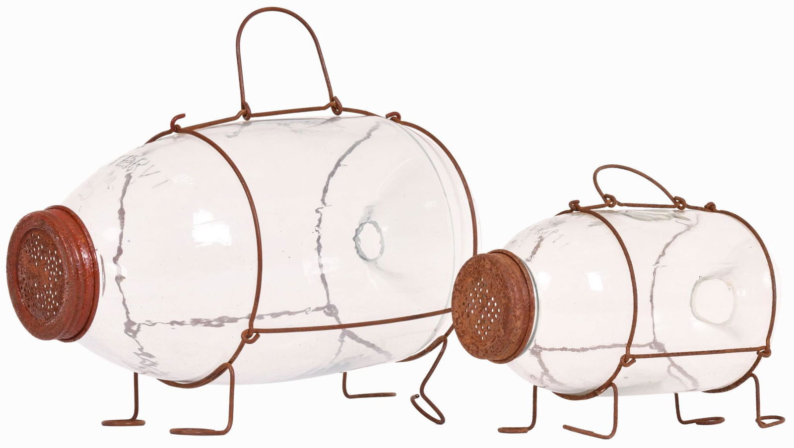 Large & Small Glass Minnow Trapes (1 of 1)