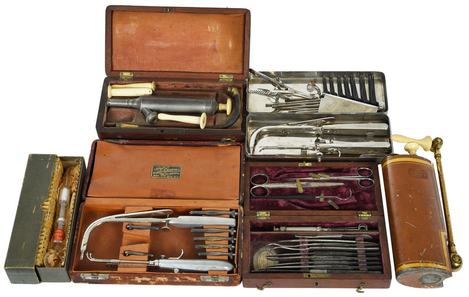 Box lot of Antique Medical Devices (1 of 2)