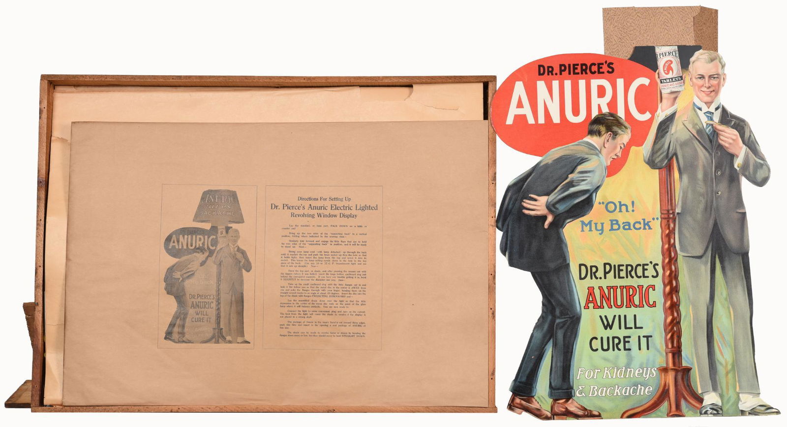 Dr. Pierce's Anuric Cardboard Counter-Top Display (1 of 2)