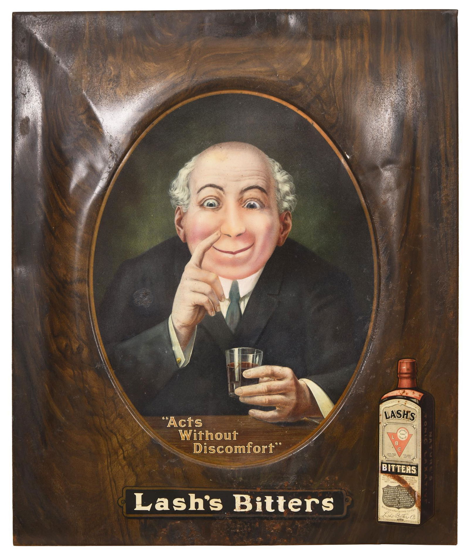Lash Bitters "Acts Without Discomfort" Metal Sign (1 of 2)
