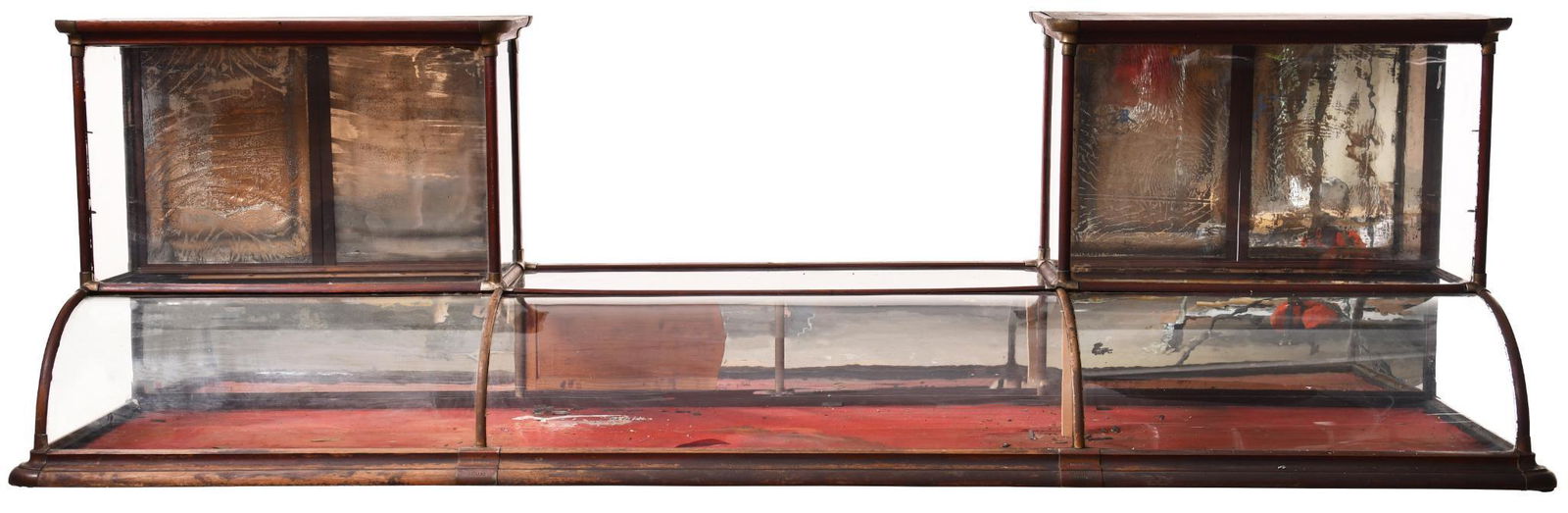 Large Countertop Oak Show Case w/Double Towers (1 of 1)