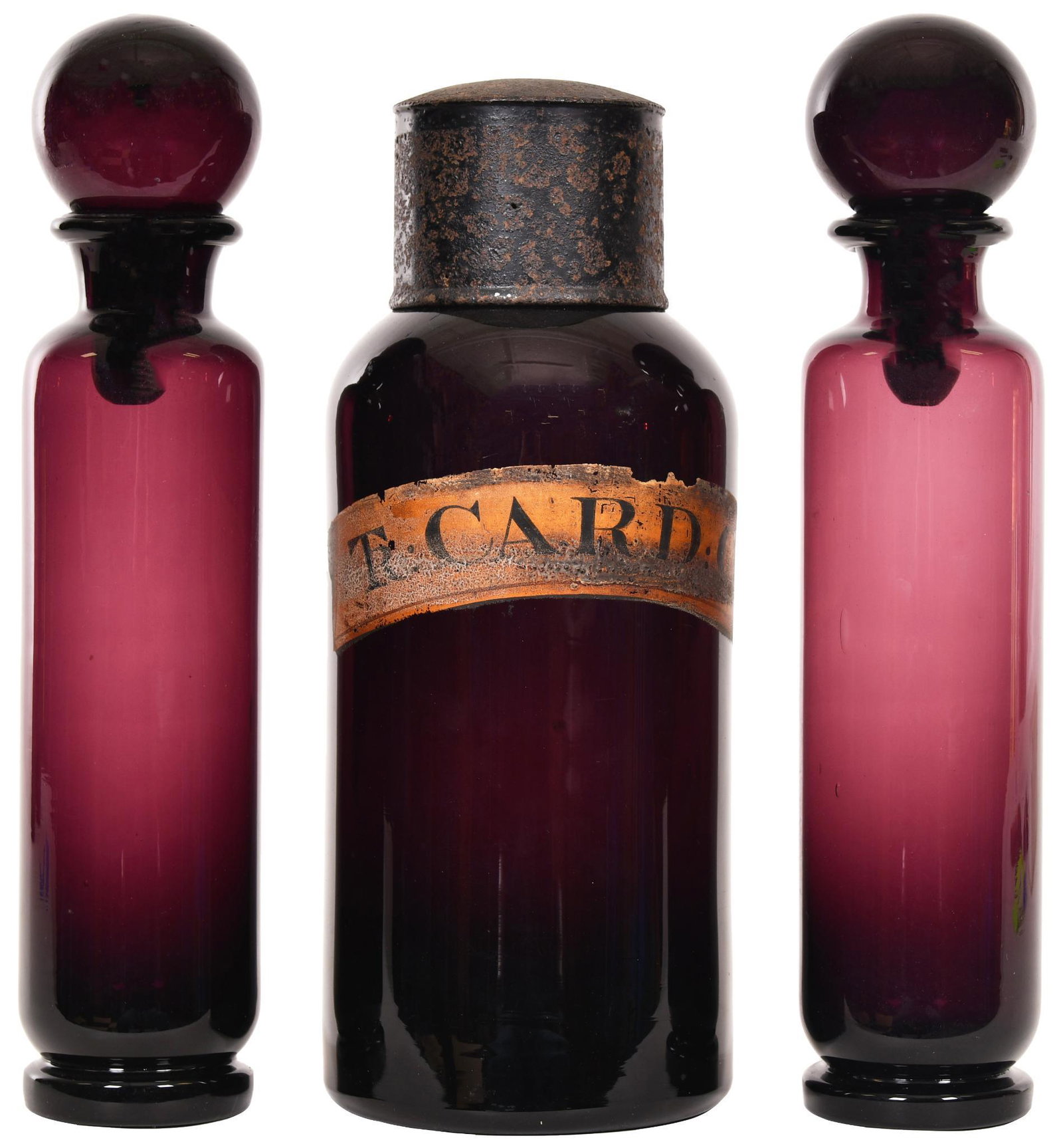 Early 19th Century Deep Amethyst Apothecary Jar & (1 of 1)