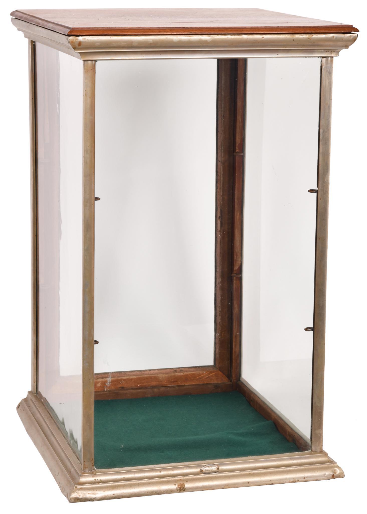 Square Nickel Plated Counter Top Showcase (1 of 2)