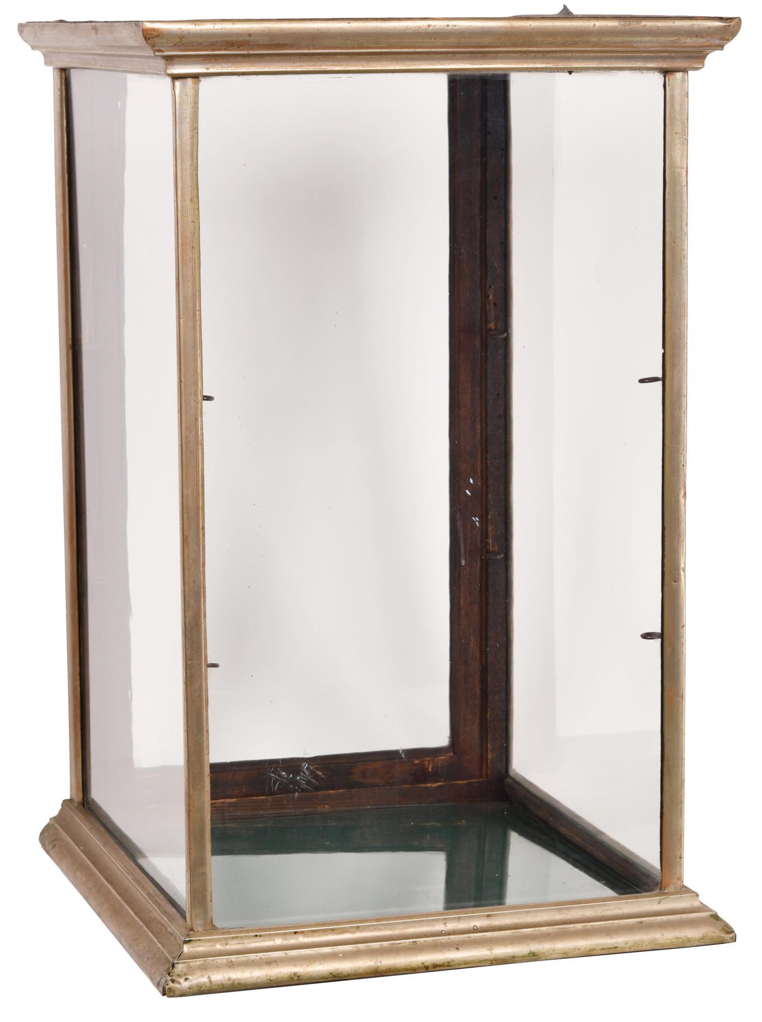 Square Nickel Plated Counter Top Showcase (1 of 1)