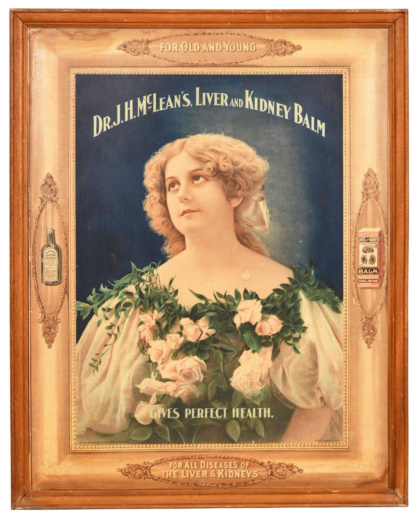 Dr. J.H. McLean's Liver & Kidney Balm Cardboard (1 of 1)