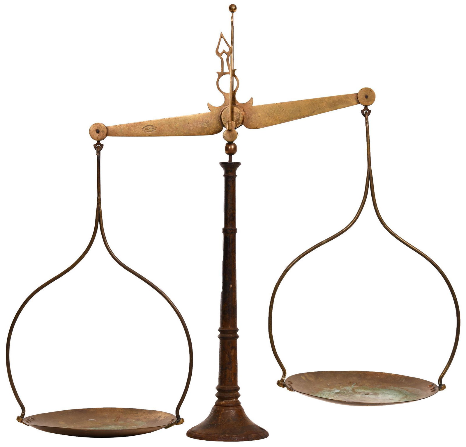 Large Brass Balance Beam Scale (1 of 1)