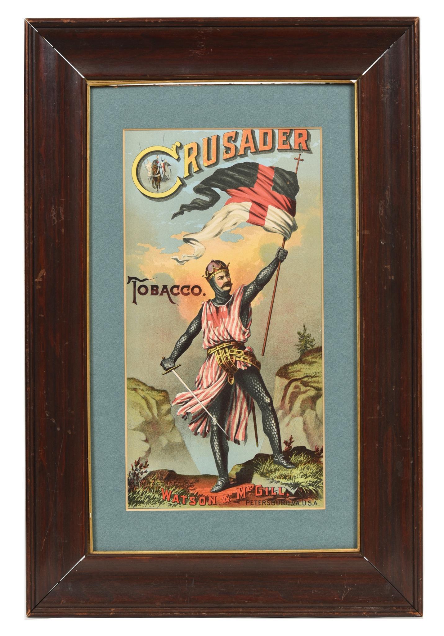 Crusader Tobacco Colored Lithograph (1 of 1)