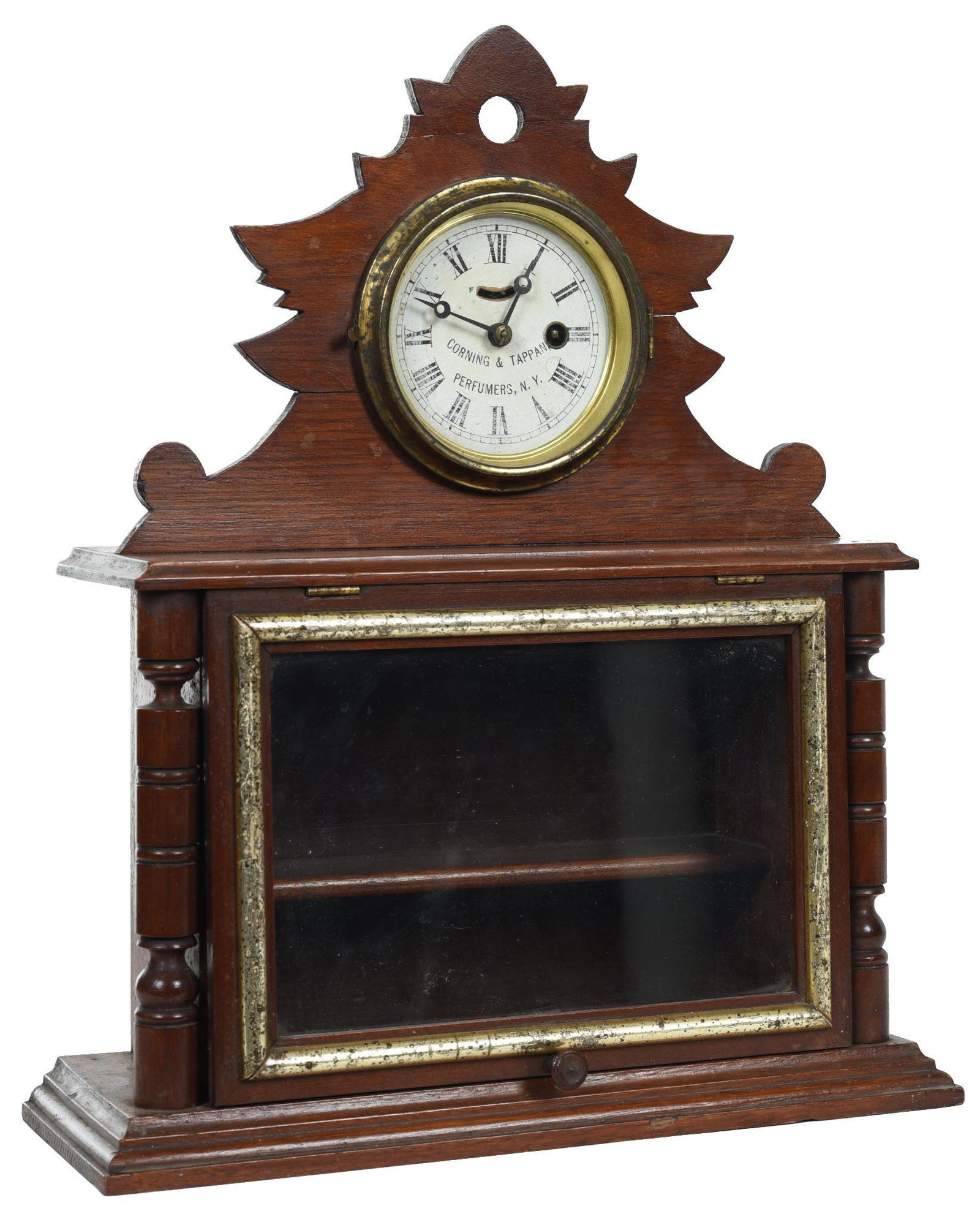 Corning & Tappan Perfumes, N.Y. Clock/Show Case (1 of 2)