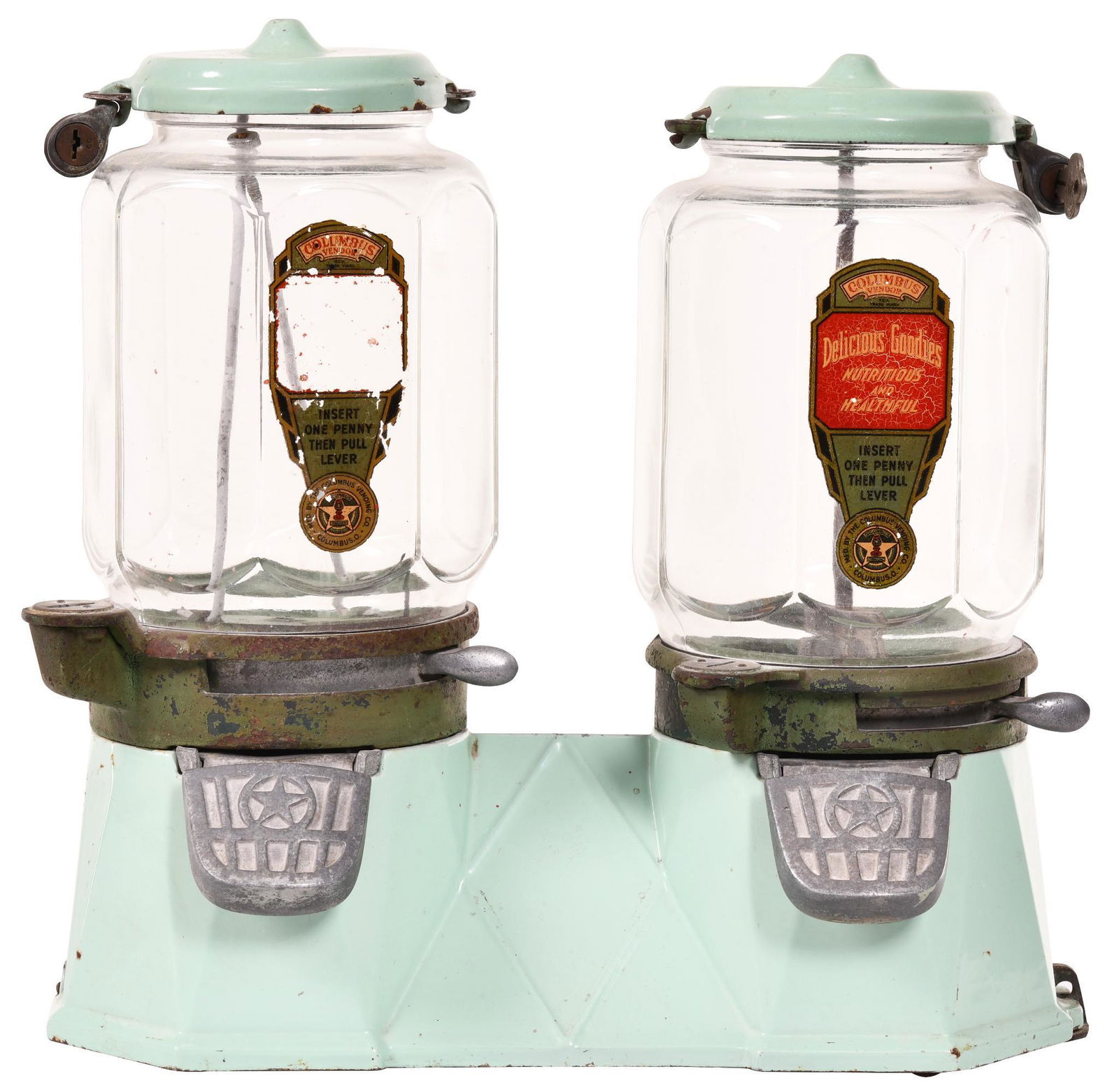 Columbus 1 Cent Vending Machine On Stand (1 of 1)