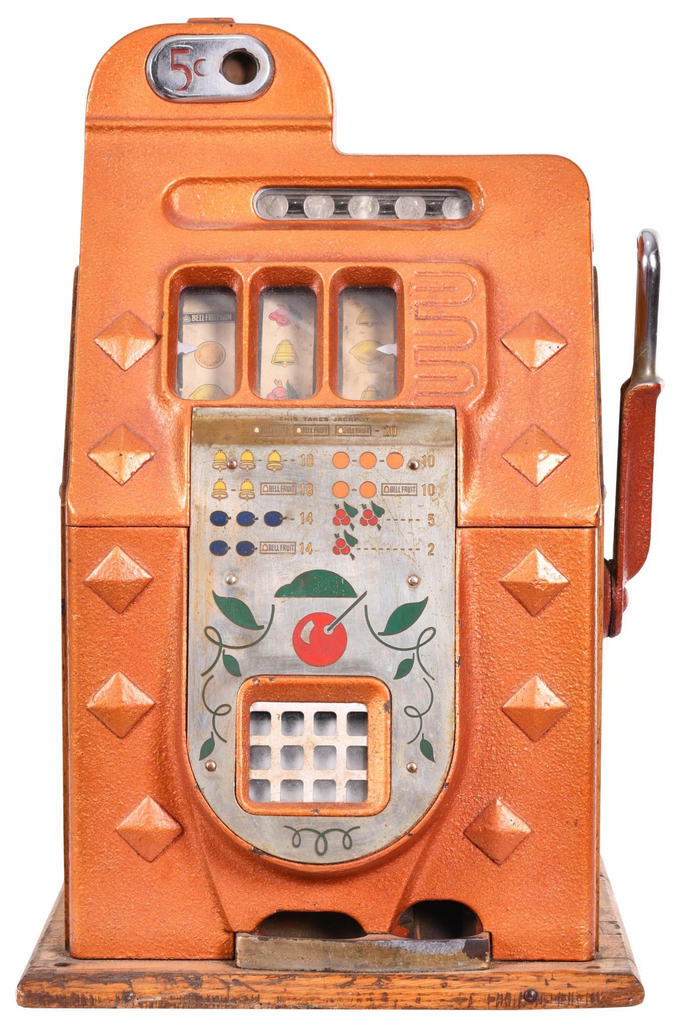 Mills 5 Cent Diamond Front Slot Machine (1 of 5)