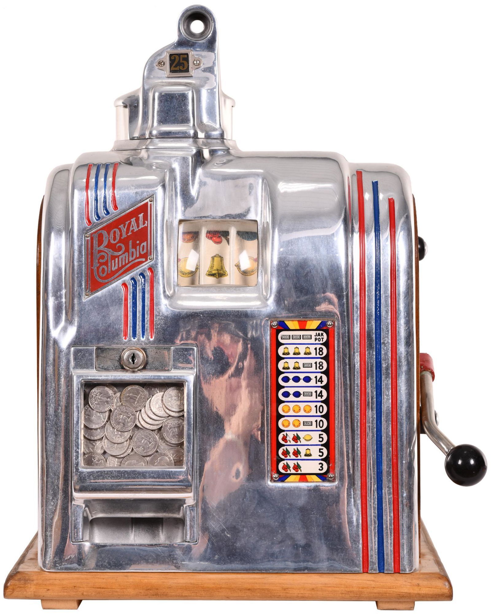 Groetchen Royal Columbia 25 Cent Slot Machine (1 of 2)