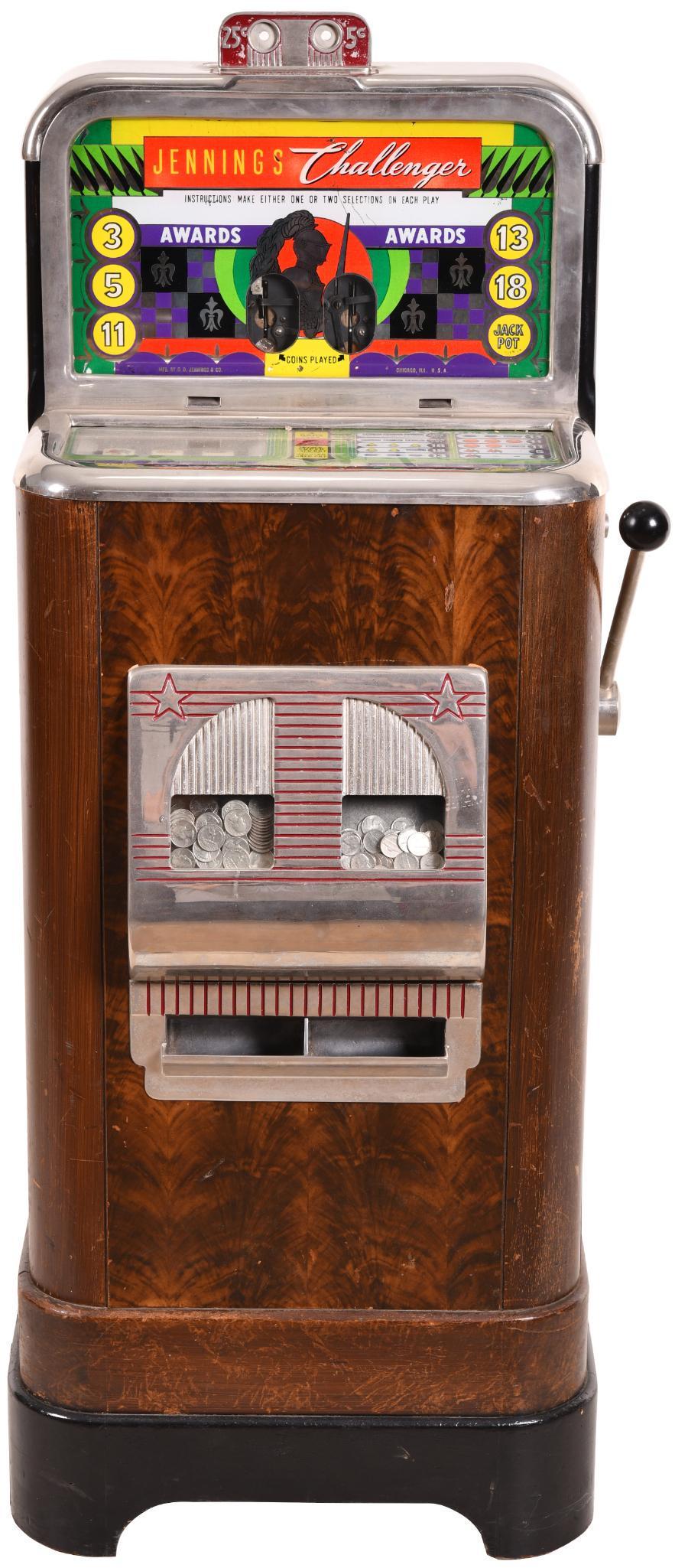 Jennings 5 And 25 Cent Challenger Slot Machine (1 of 4)