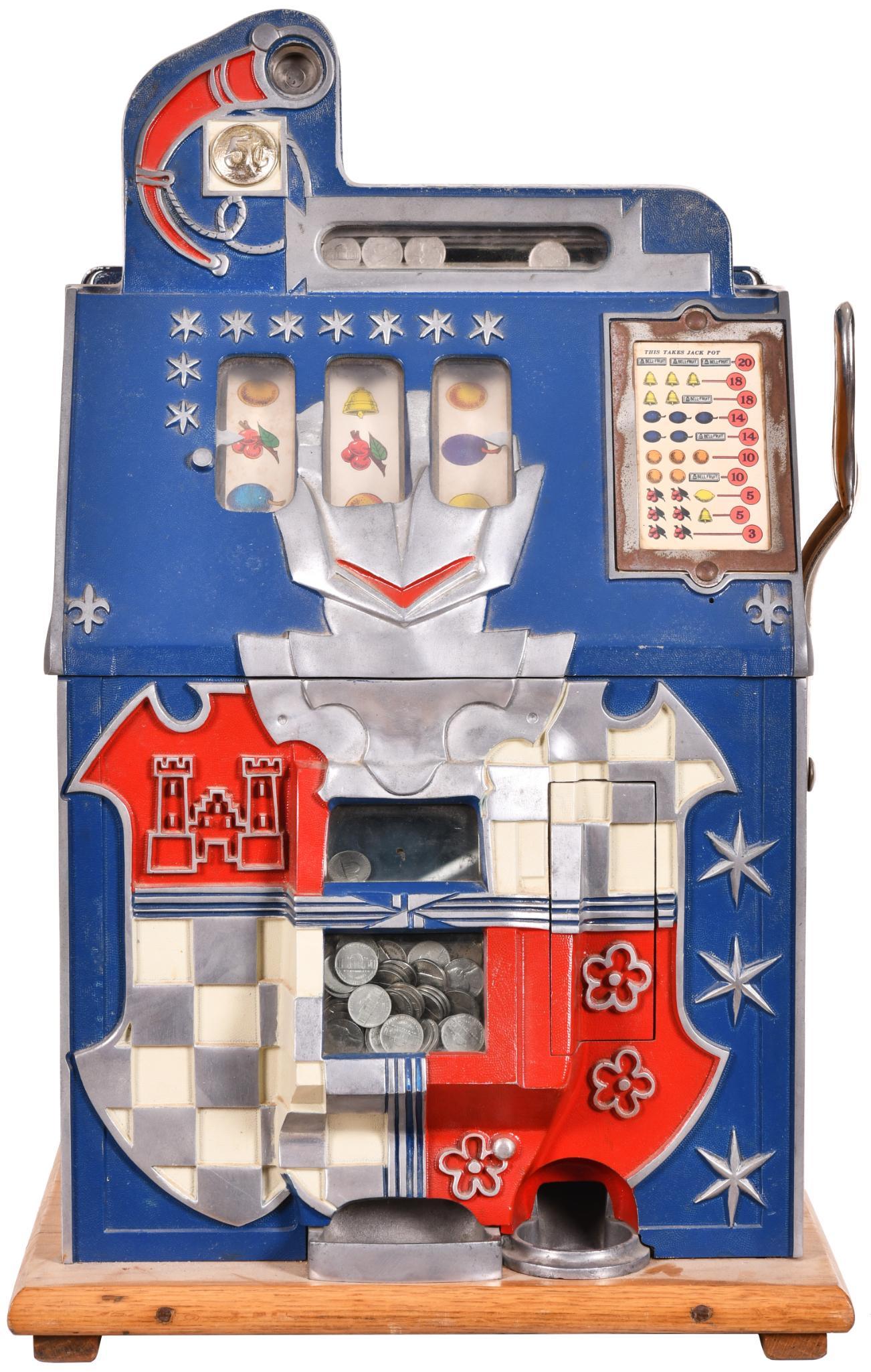 Mills 5 Cent Castle Front Slot Machine (1 of 3)