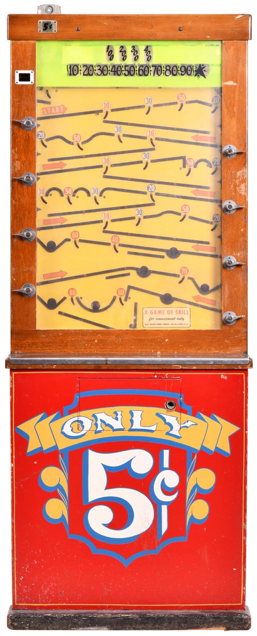 Ballay 5 Cent Coin Slot Arcade Game (1 of 4)