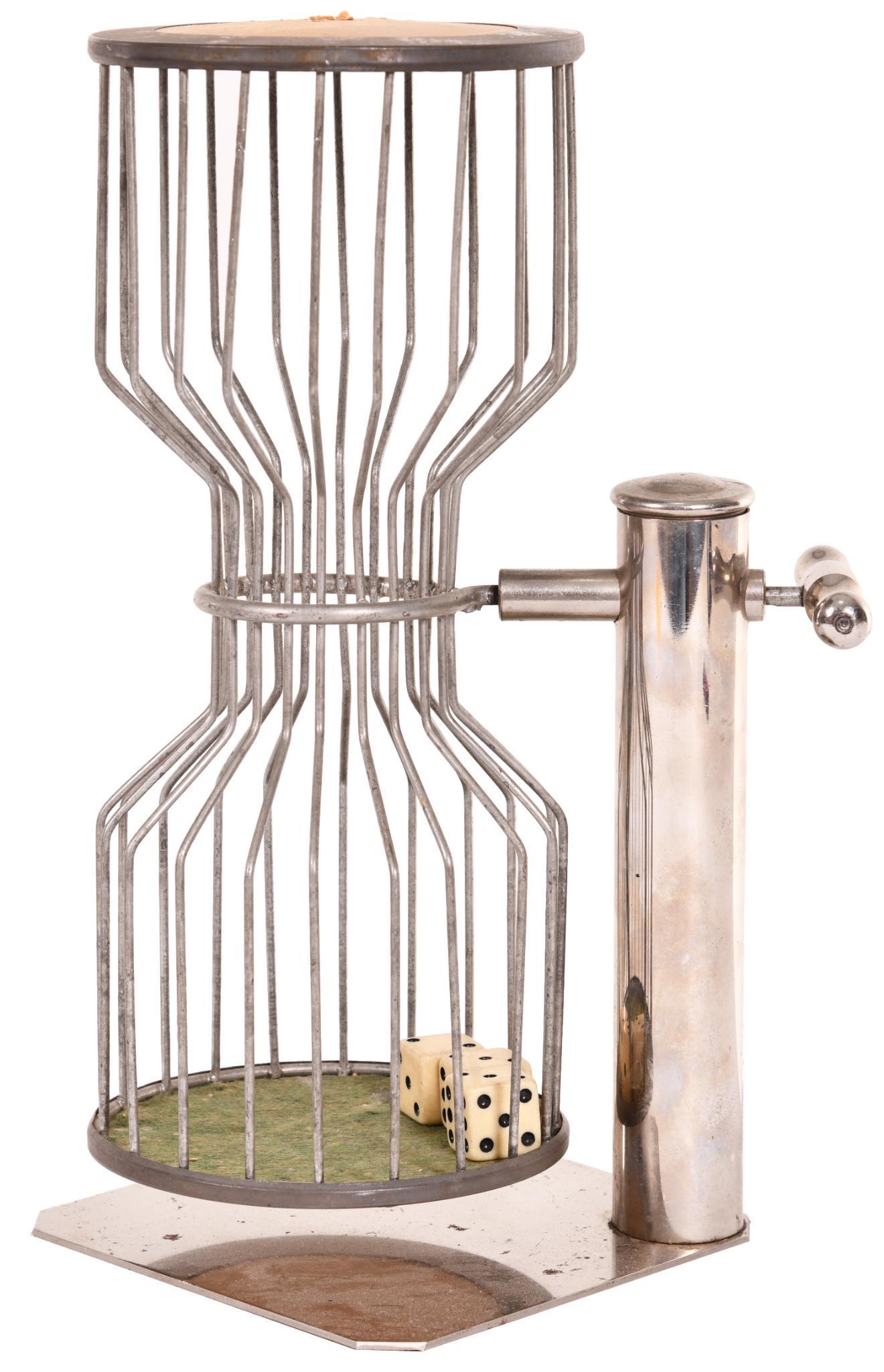 Small Chuck-A-Luck Dice Tumbler Gambling Device (1 of 1)