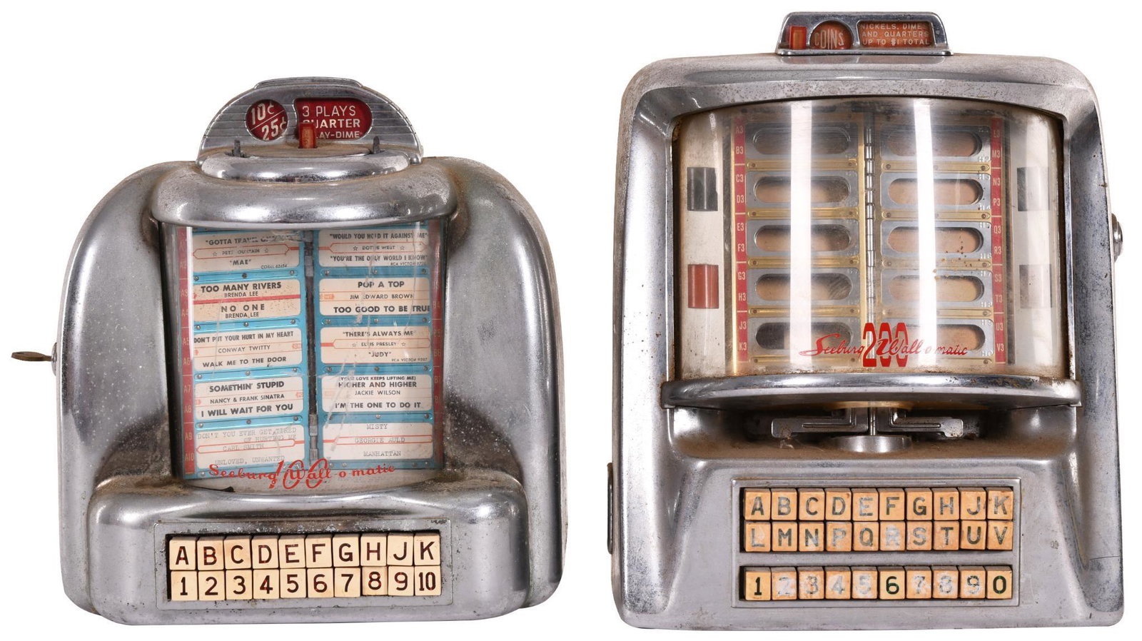 Seeburg 100 & 200 Wall-O-Matics (1 of 2)