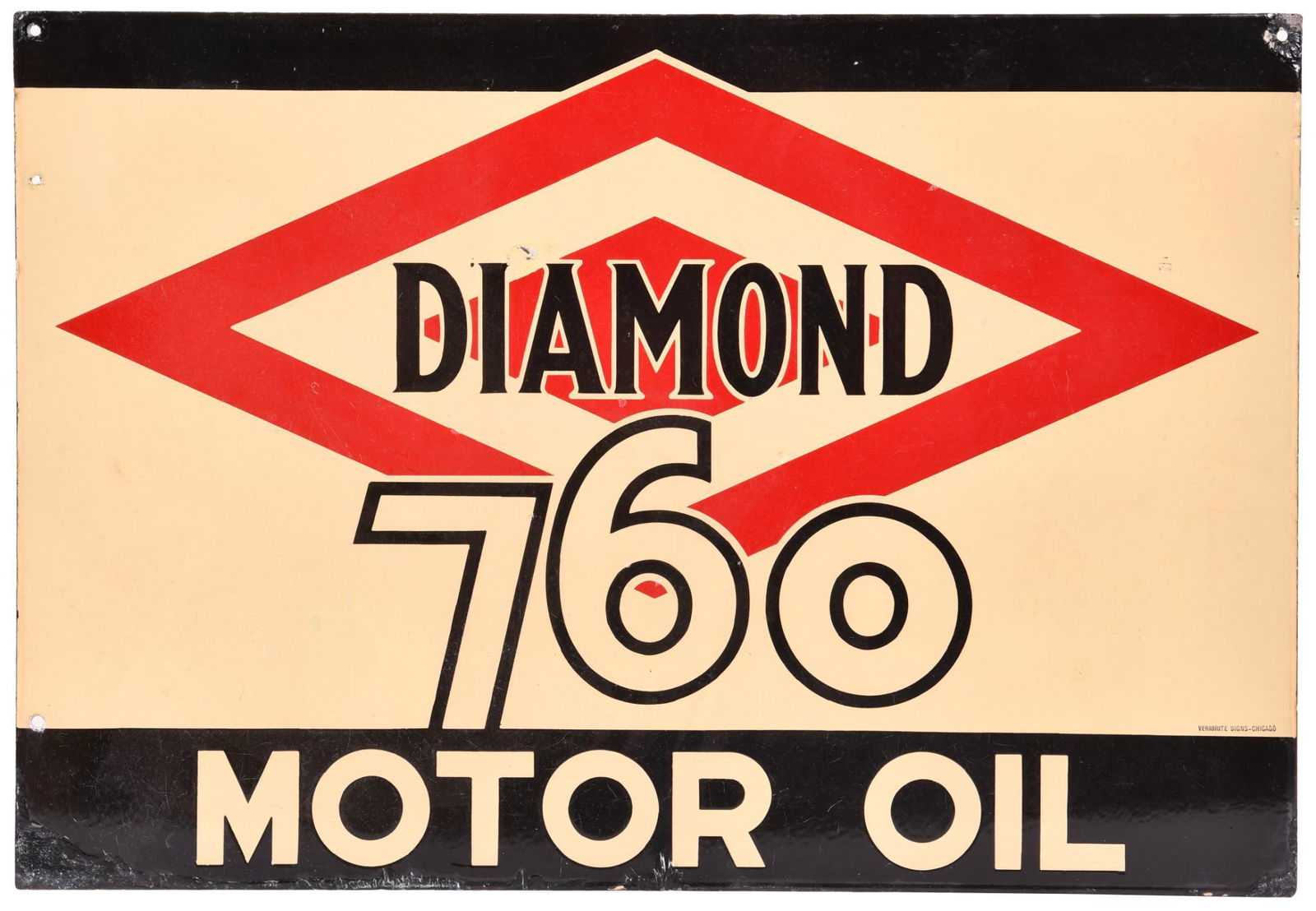 Diamond 760 Motor Oil Porcelain Sign (1 of 2)