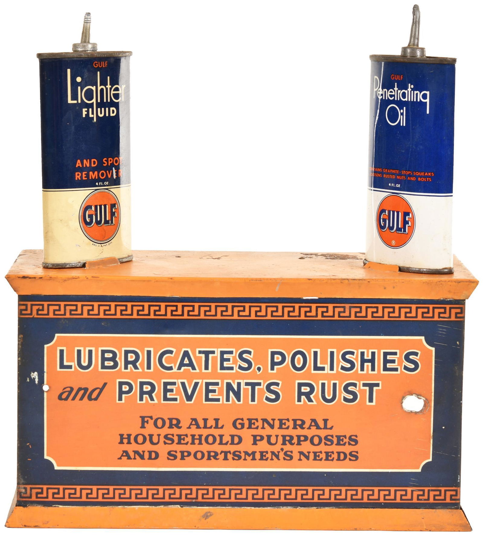 Gulf Handier Oiler Metal Counter-Top Display (1 of 2)